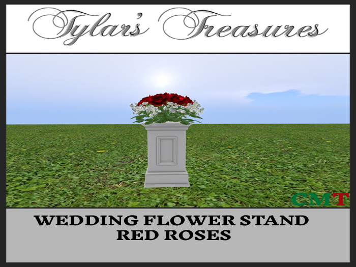 .:TT:.  WEDDING FLOWER STAND RED ROSES box