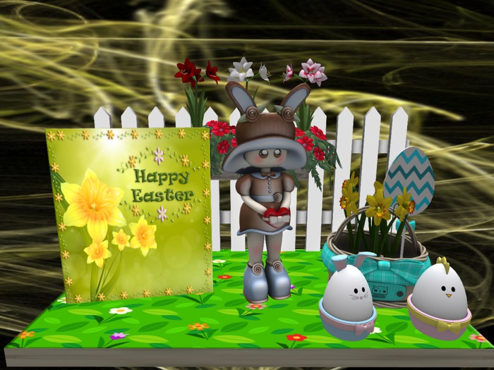 Happy Easter Card & Decor V157