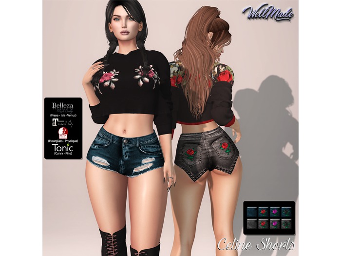 [WellMade] Celine Shorts