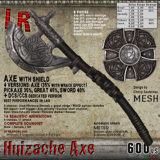 Huizache Axe (box)