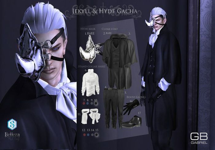 13.::GB:: Tie set / Blue