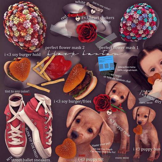 *[Black Bantam] Perfect Flower Mask 2