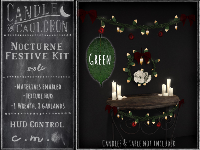 {C&C} Nocturne Festive Kit - Green **ADD ME**