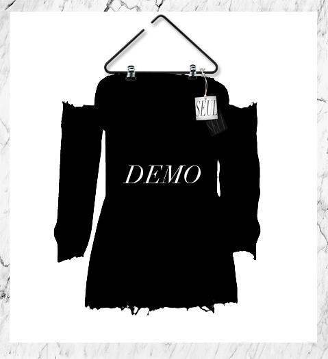 SEUL - Frayed Hem Dress - Demo