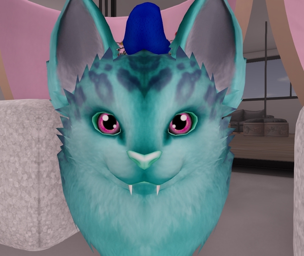 Pink Kawaii Manticore eyes