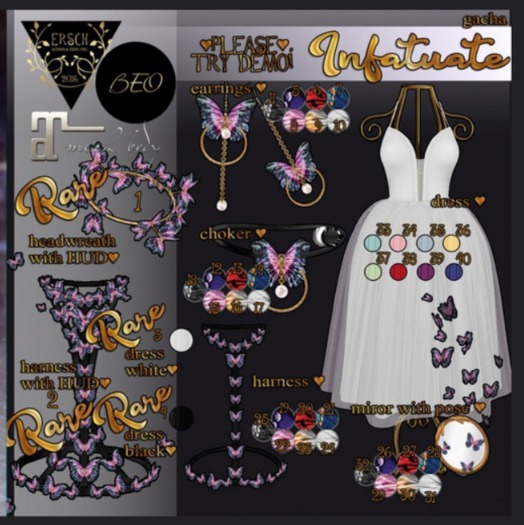 40. ERSCH& BEO - Infatuate Gacha MAITREYA DRESS Blue