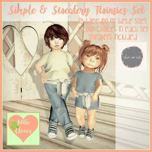 .::Little Clover::.Simple & Sweatery Dress~Wear to Open!