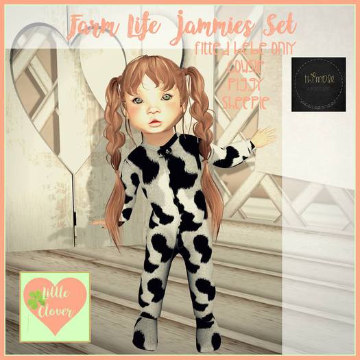 .::Little Clover::.Farm Life Jammies Set~Wear to Open!