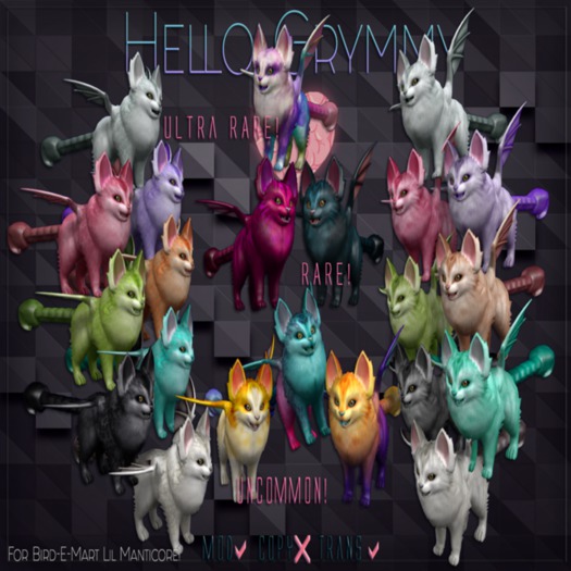 Hello Grymmy! - Silver Leopard Lil Manticore Mod