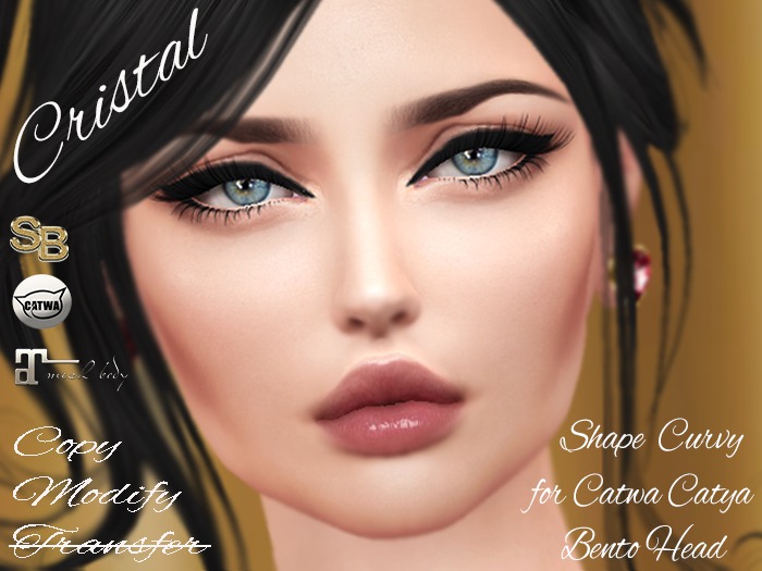 .:SB:.CRISTAL (Shape for CATWA CATYA Bento Head )