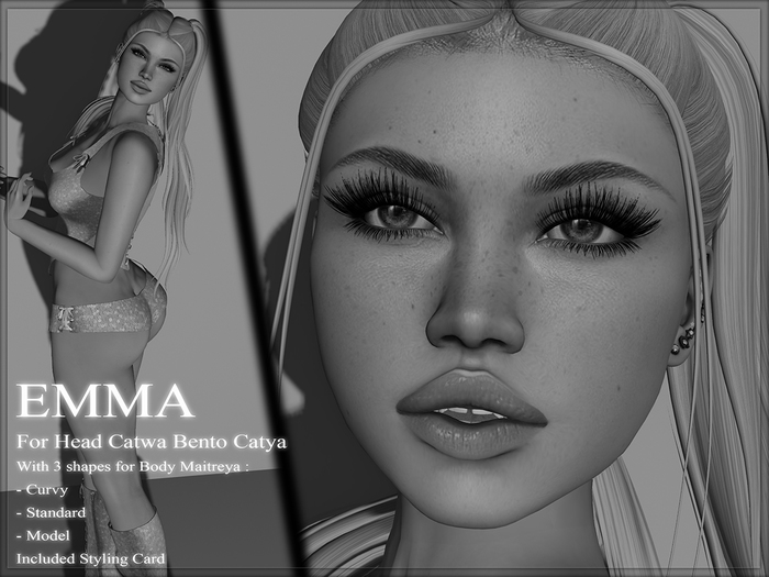 * TentatioN * DEMO EMMA Shape CATWA BENTO Catya - Body Maitreya