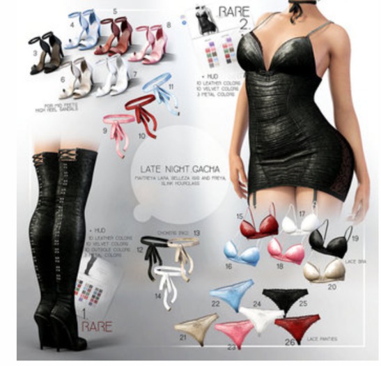 OSMIA - Late.Night.Gacha - Maitreya - High.Heel.Sandals - Blue