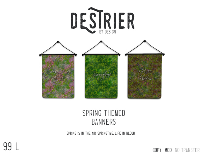Destrier by Design - Spring Banners