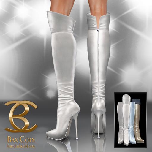 BAX Prestige Boots Silver