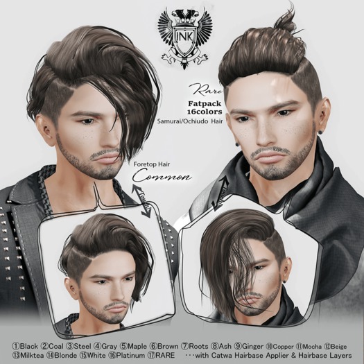 10. [INK] Hair_FORETOP :Copper