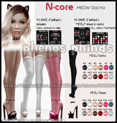 20.N-core MEOW Shoes BLUE