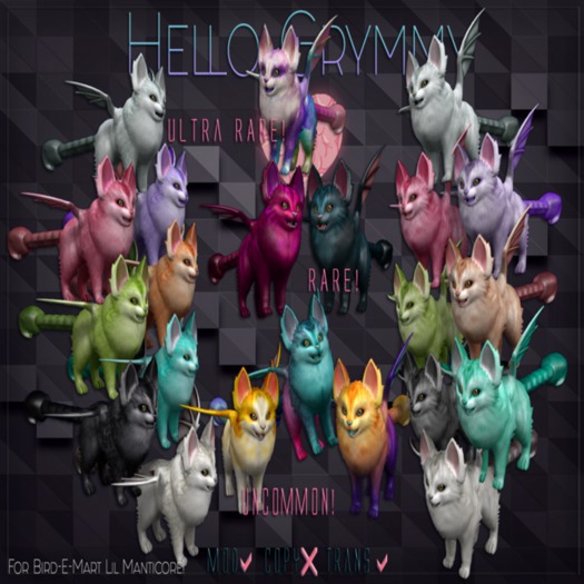 Hello Grymmy! - Lime Tiger Lil Manticore Mod