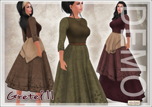[V/W] DEMO Gretel II - Medieval Fantasy Peasant dress, fitmesh + Slink, Belleza, TMP, Tonic, Ocacin...