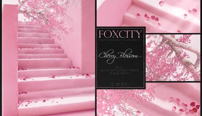 FOXCITY. Photo Booth - Cherry Blossom (Boxed HUD. Wear me)