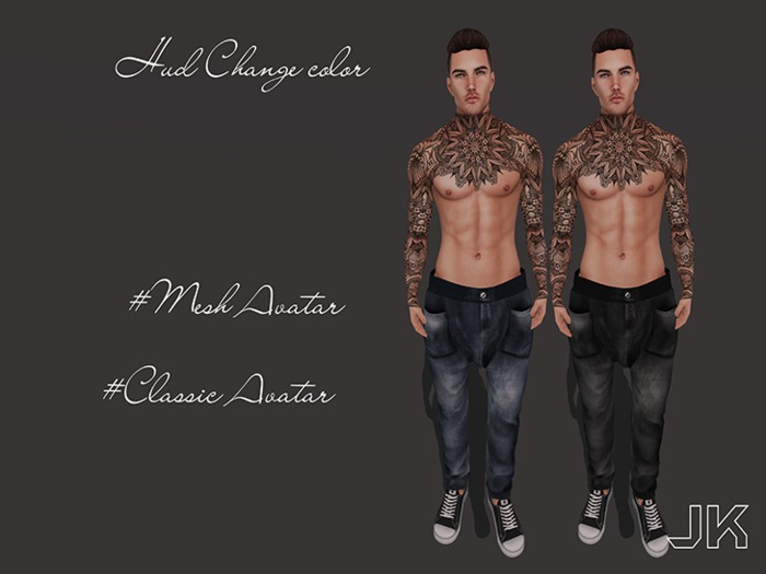 #JK DESIGNER# JEANS MALBEC BLACK