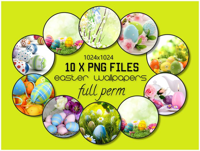 Reflections - (EAS) Easter Wallpapers 1 10x Full Perm -
