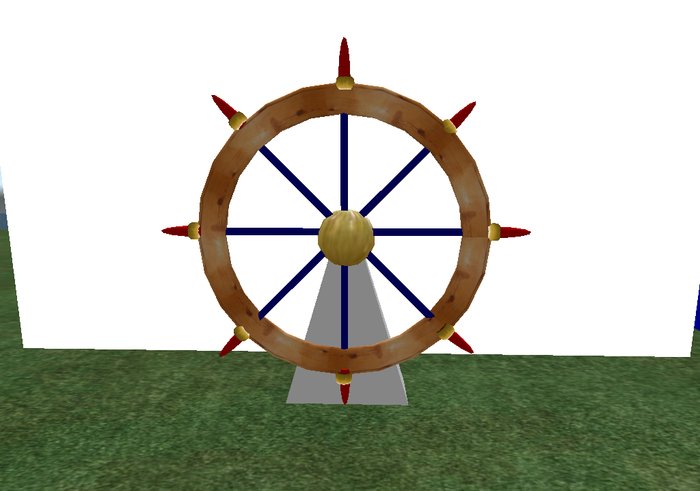 Decorative Pilot House Wheel
