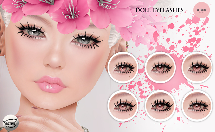 Le Forme Doll Eyelashes (CATWA) Fatpack BOX