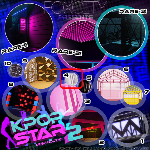 FOXCITY. K-POP Star 2. (4) Hush - White (Common)