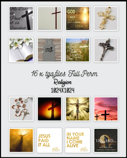 Reflections - (EAS) Easter Religion Wallpapers 16x Full Perm -