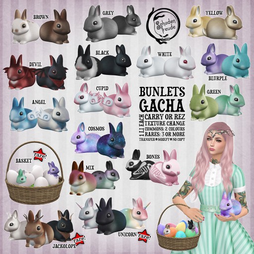 Schadenfreude Bunlet Basket RARE