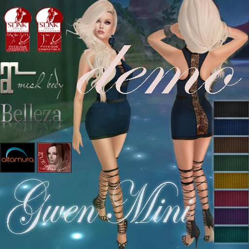 YGTL  GWEN MINI DRESS ALL DEMOS