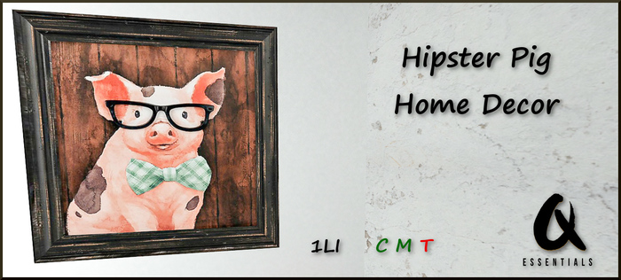 {Q-Essentials} Hipster Pig