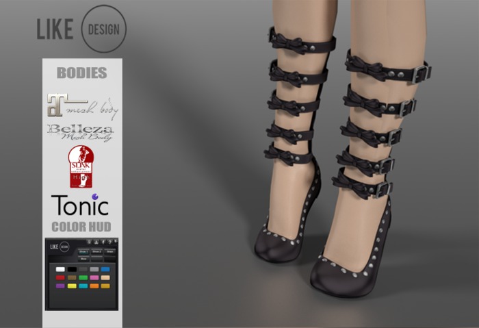 .: LIKE DESIGN :. Doll Shoes ( With Color HUD )