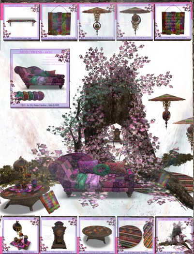 TLG - In My Boho Garden - Sofa RARE