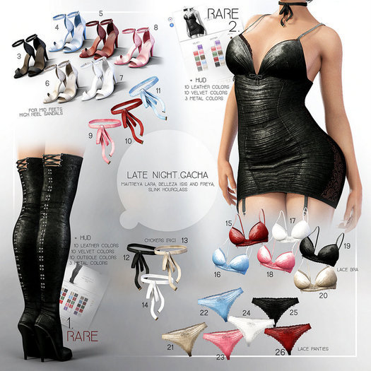 OSMIA - Late.Night.Gacha - Maitreya - High.Heel.Sandals - Bordo