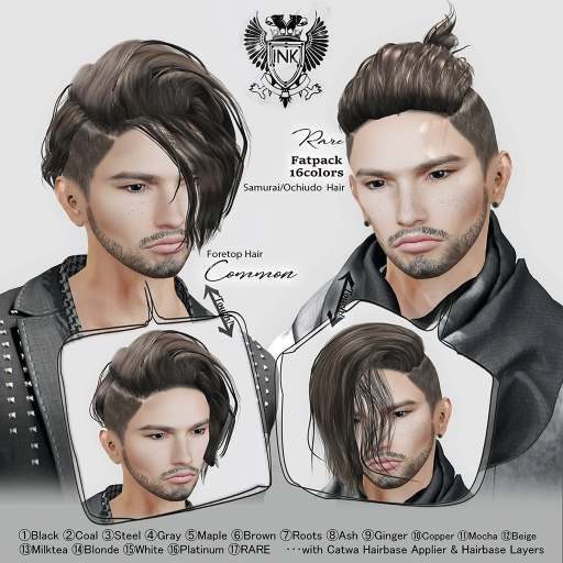 14. [INK] Hair_FORETOP :Blonde