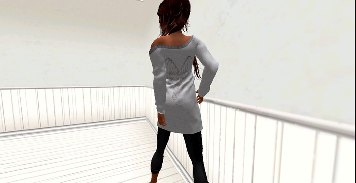 Second Life Marketplace - Pull tunique ailes d'ange dans le dos