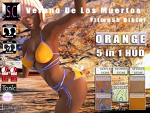 .:S.C:. Verano De Los Muertos Bikini - Orange (ALL BODIES)