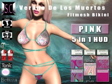 .:S.C:. Verano De Los Muertos Bikini - Pink (ALL BODIES)