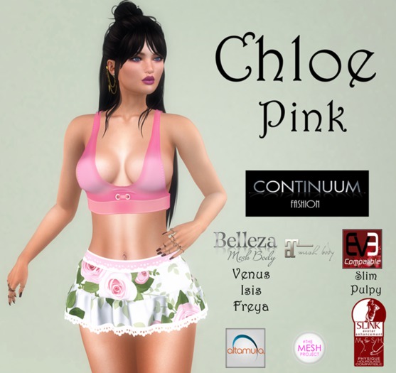Continuum Pink outfit-GIFT