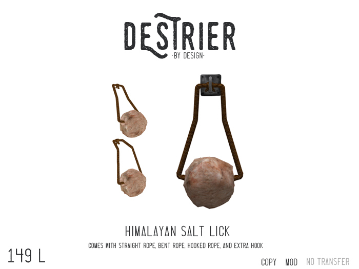 Destrier by Design - Himalayan Salt Lick (Boxed)