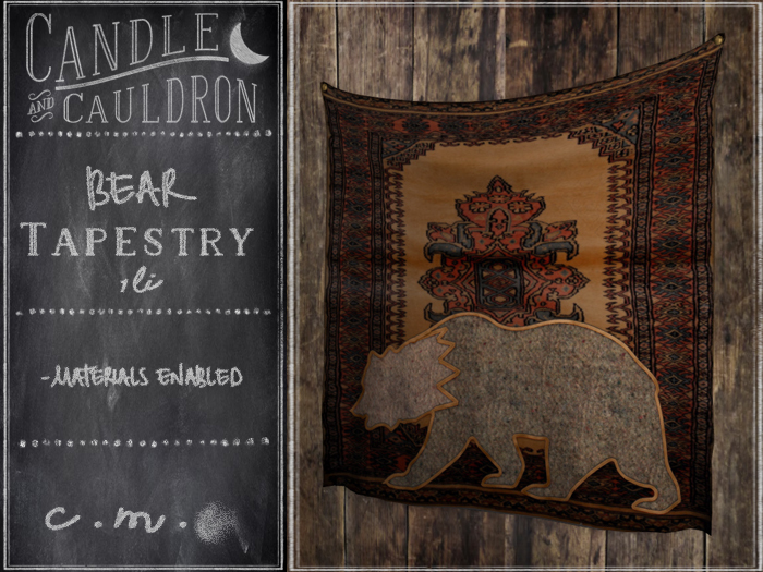 {C&C} Bear Tapestry **WEAR or ADD ME**