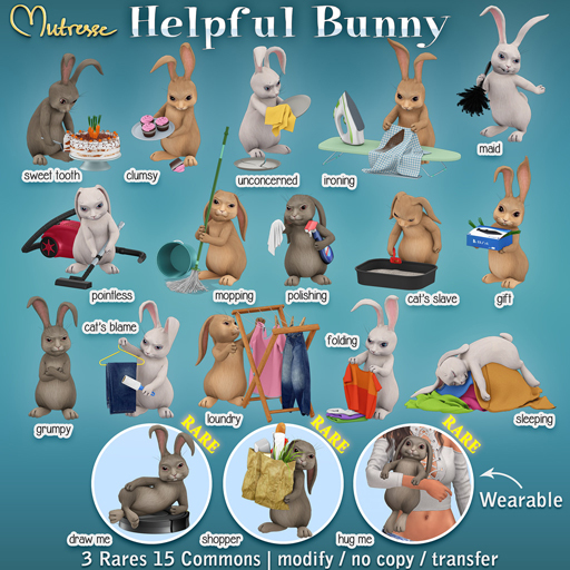 Mutresse-Shopper-Helpful Bunny RARE