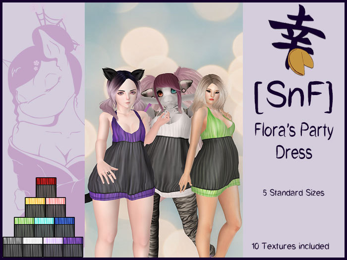 [SnF] Flora's Party Dress Standard Sizes