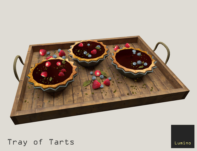 lumino_ tray of tarts