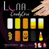 .::LUNA::. Body Art - Candy Corn -  Nails