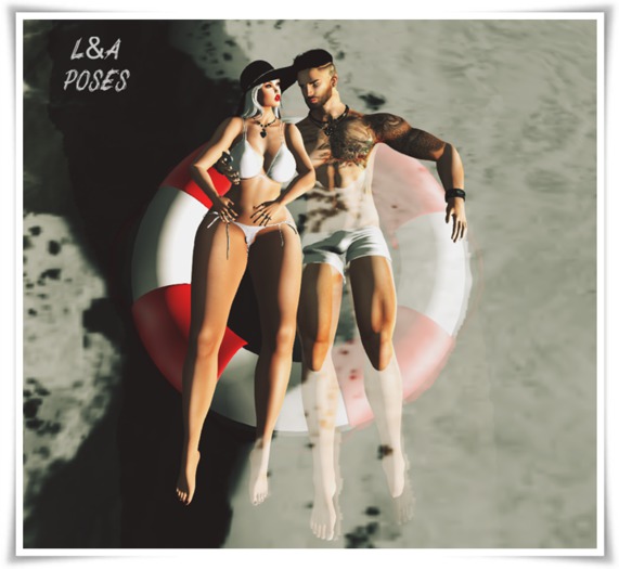 L&A ... Pose 26 Float  Beach Cuddles
