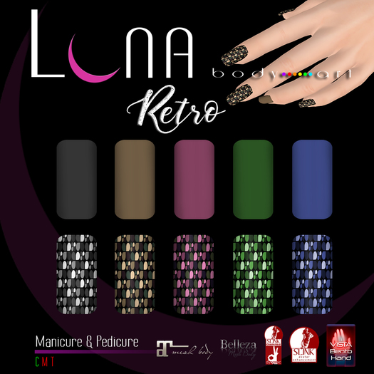 .::LUNA::. Body Art - Retro  -  Nails