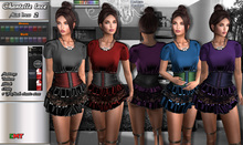 R.F. - CHANTELLE lace mini dress - w/hud 10x10 - box