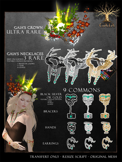 .aisling. GAIA - Earring Dark